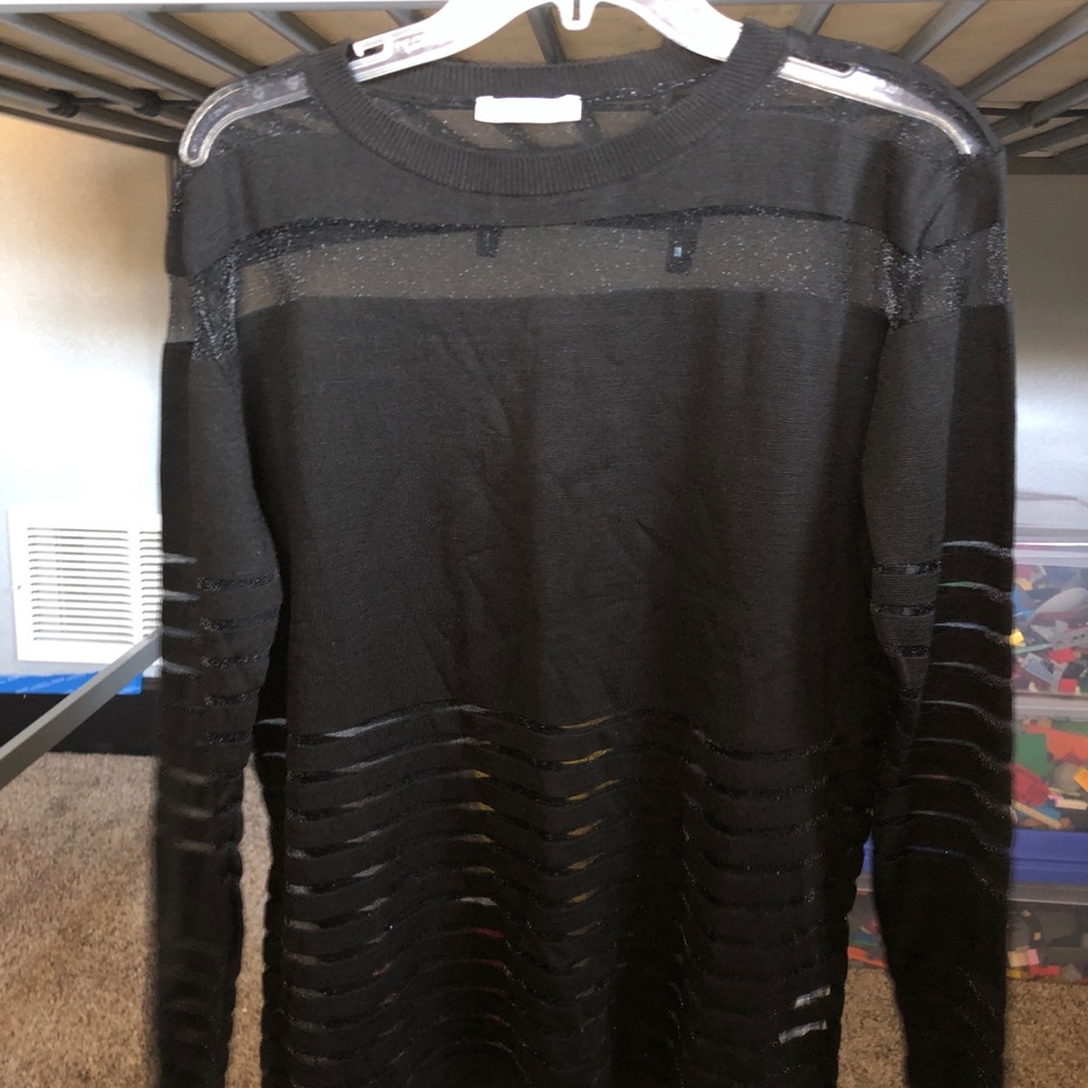 Black sweater shirt